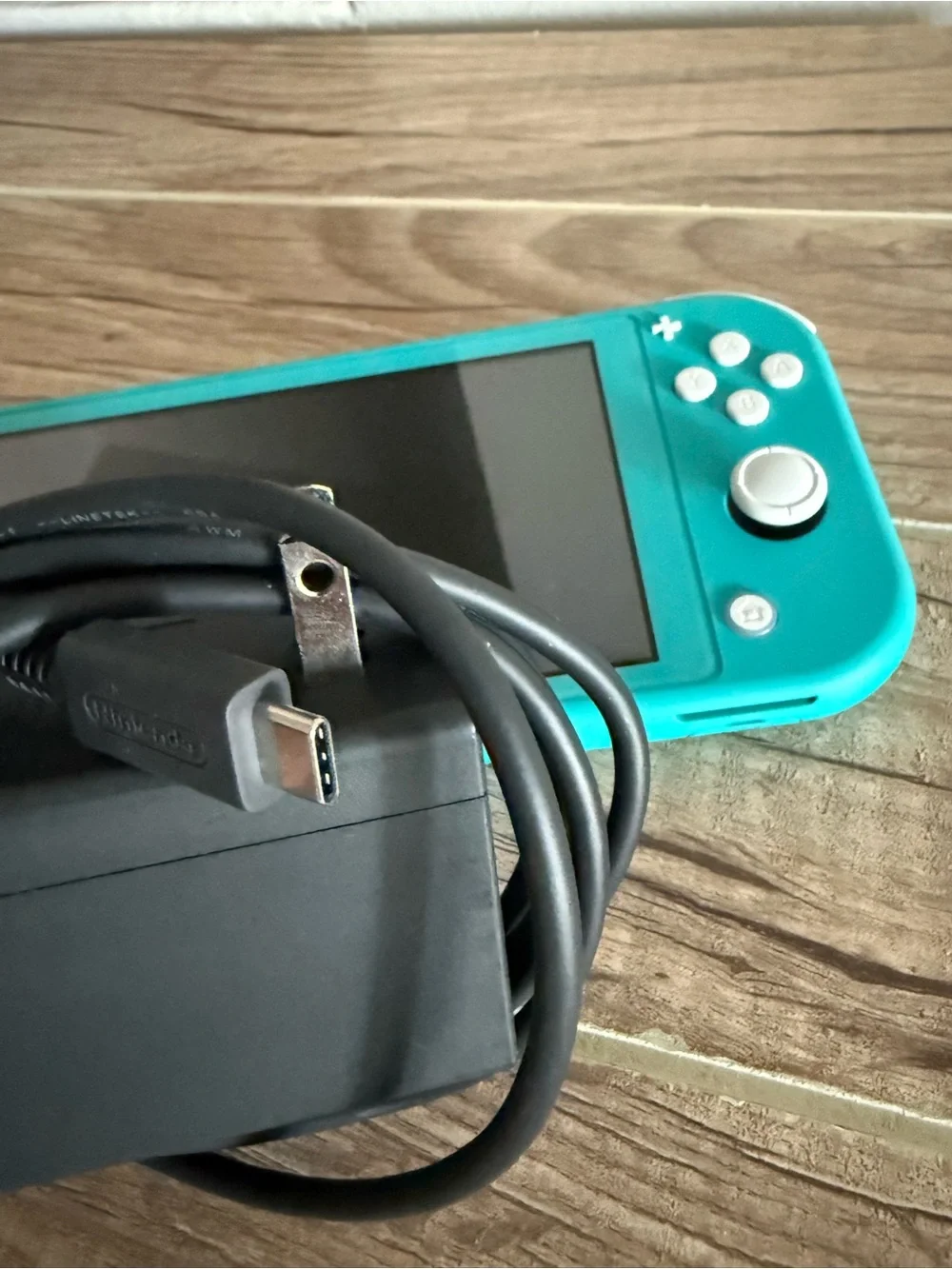 Nintendo Turquoise Switch Lite Handheld Console with Charger